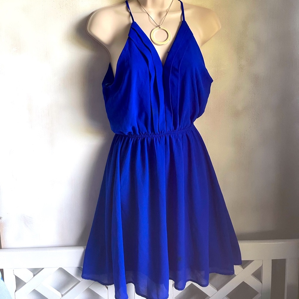 Royal blue dress